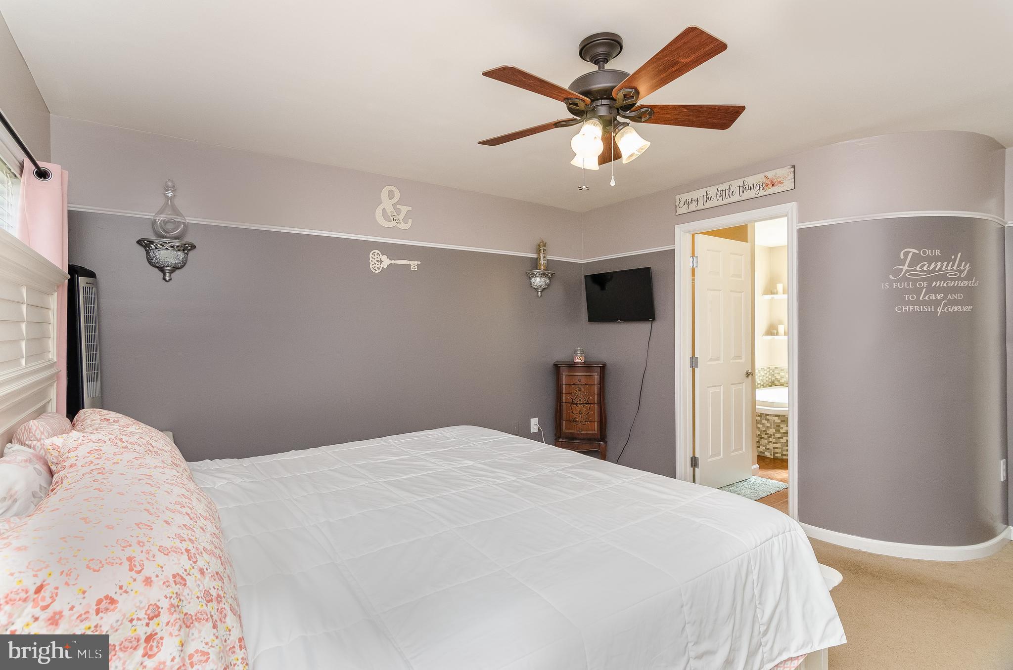 6778 St Pauls Road King George, VA 22485 - Photo 34 of 74 Master bedroom with entrance to master bathroom