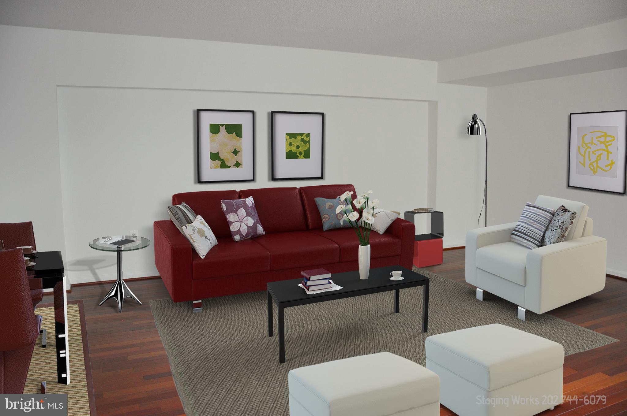 2311 M Street Northwest, Unit 802 Washington, DC 20037 - Photo 5 of 25 Living Room