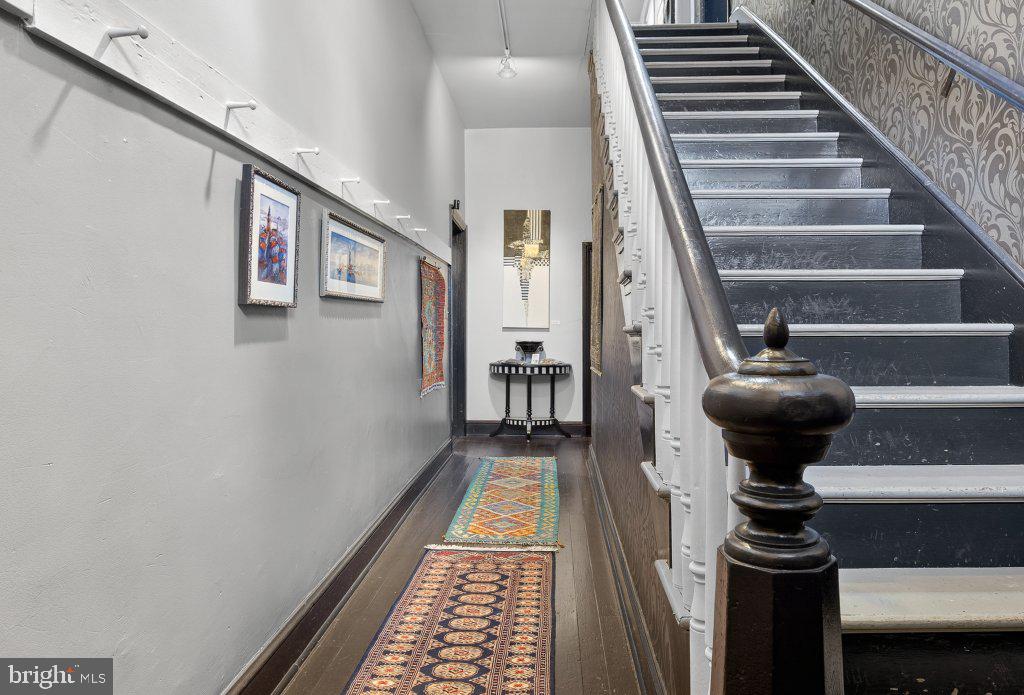 22 South 2nd Street Columbia, PA 17512 - Photo 12 of 40 a view of entryway and hall with wooden floor