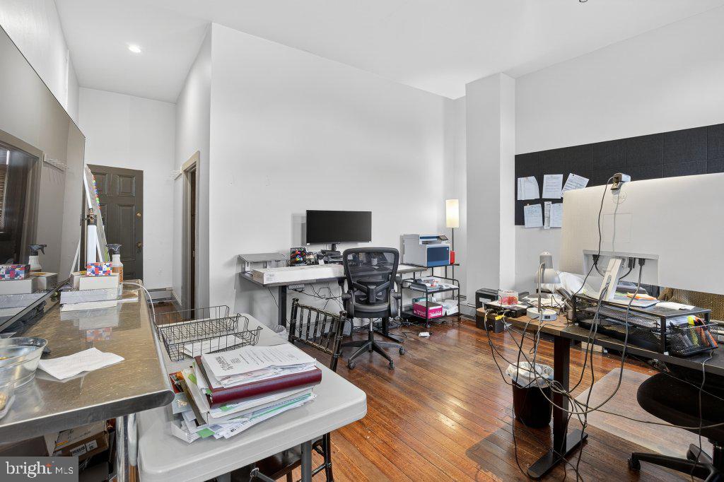 22 South 2nd Street Columbia, PA 17512 - Photo 27 of 40 a workspace with furniture and wooden floor