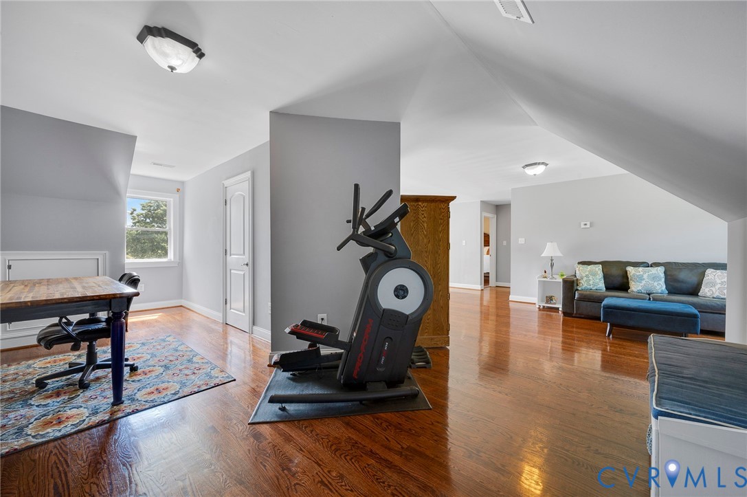 17170 Templeton Road Disputanta, VA 23842 - Photo 18 of 27 a view of a room with gym equipment