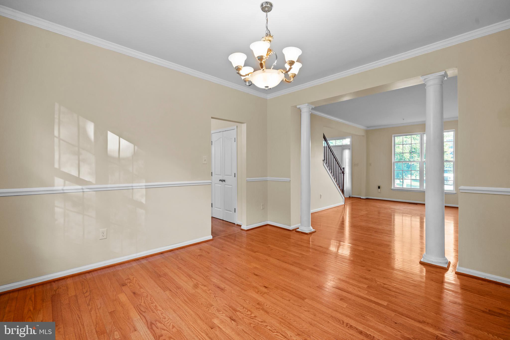 6514 Manton Way Lanham, MD 20706 - Photo 6 of 24 a view of livingroom with hardwood floor and hallway
