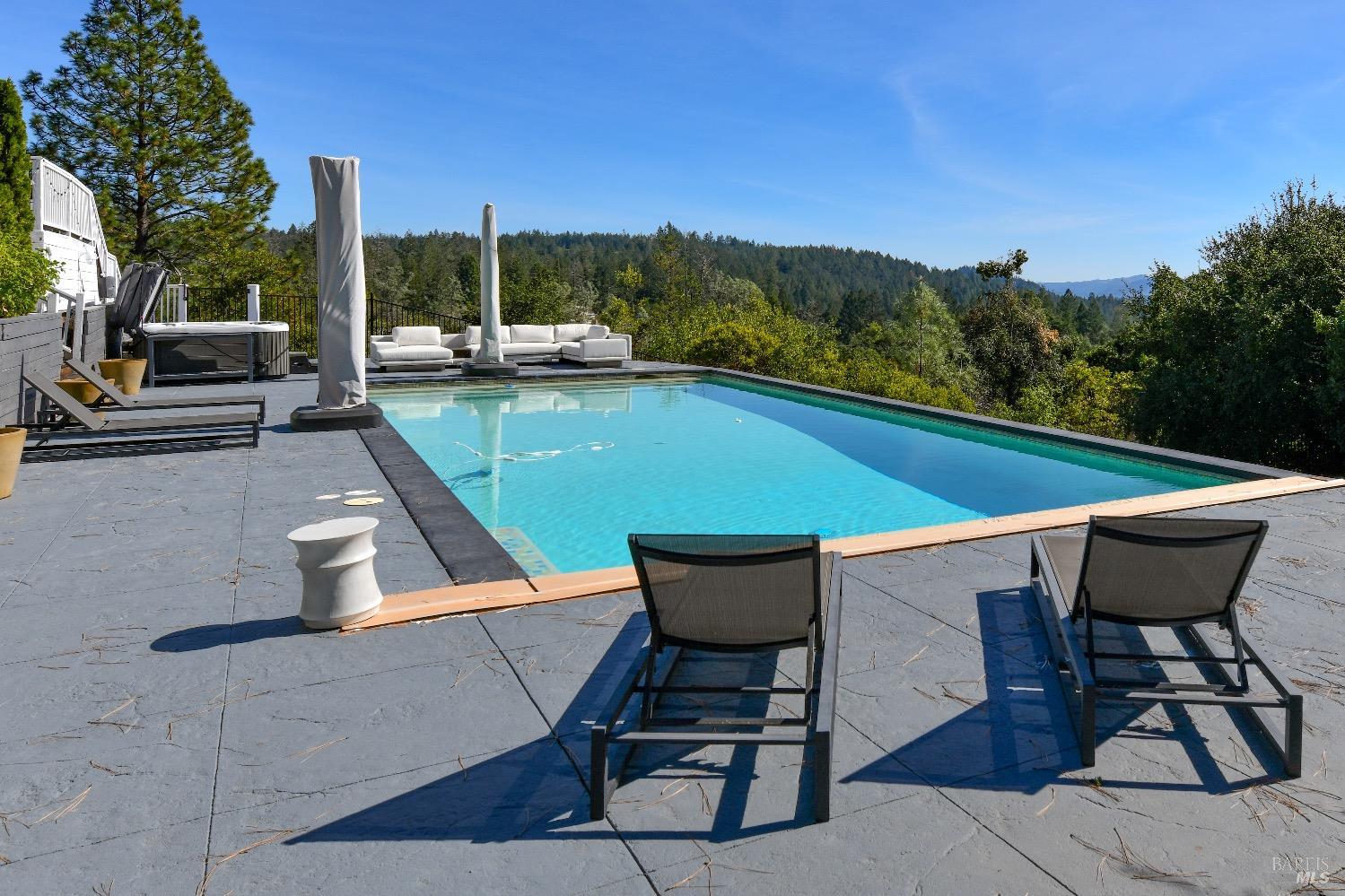 540 Edgemont Lane Angwin, CA 94508 - Photo 35 of 40 a view of a chairs and table in the terrace