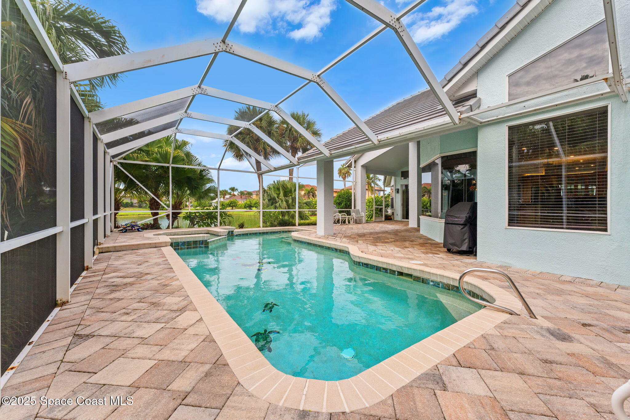 248 Loggerhead Drive Melbourne Beach, FL 32951 - Photo 25 of 35 a view of swimming pool