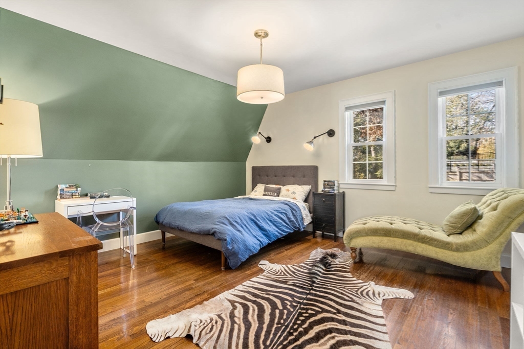 170 Benvenue Street Wellesley, MA 02482 - Photo 13 of 22 a bedroom with furniture and wooden floor