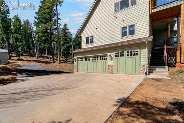 255 Summit Road Manitou Springs, CO 80829 - Photo 42 of 48 back of home.
Notice the paved driveway