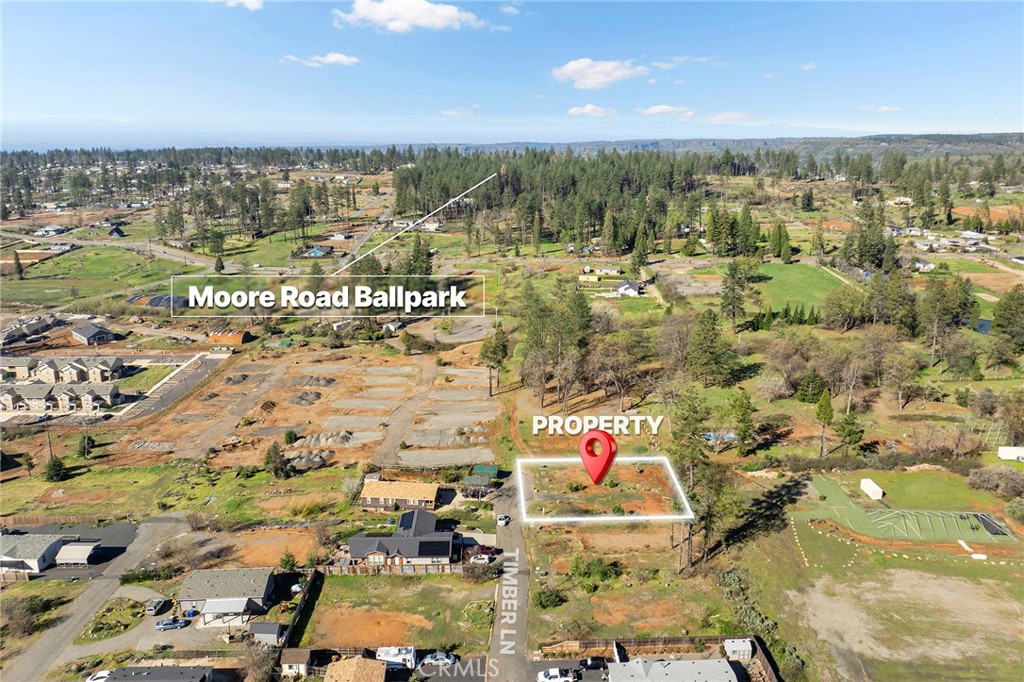 1601 Timber Lane Paradise, CA 95969 - Photo 4 of 15 an aerial view of residential building and parking space