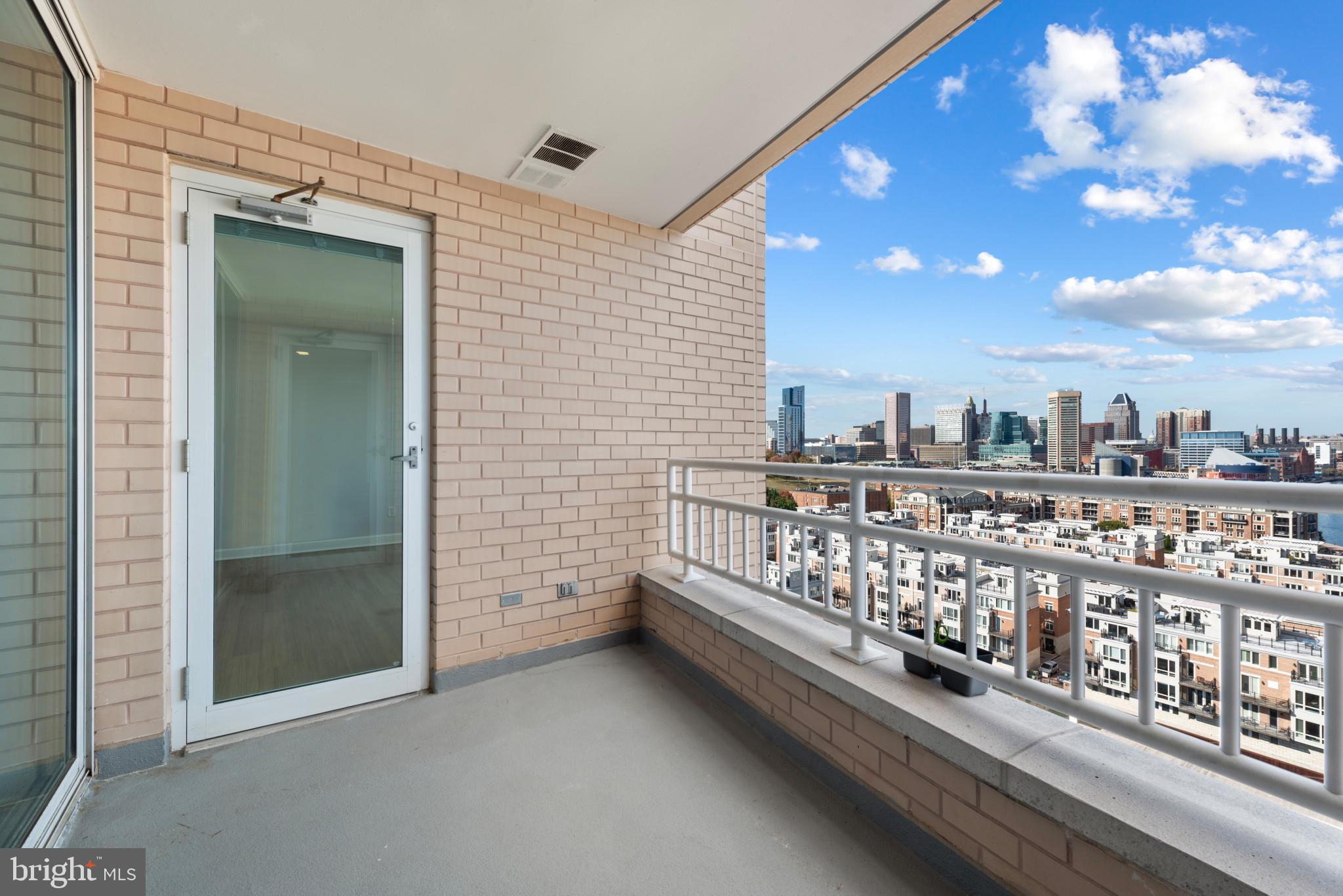 100 Harborview Drive, Unit 1209 Baltimore, MD 21230 - Photo 17 of 43 a view of balcony with city view