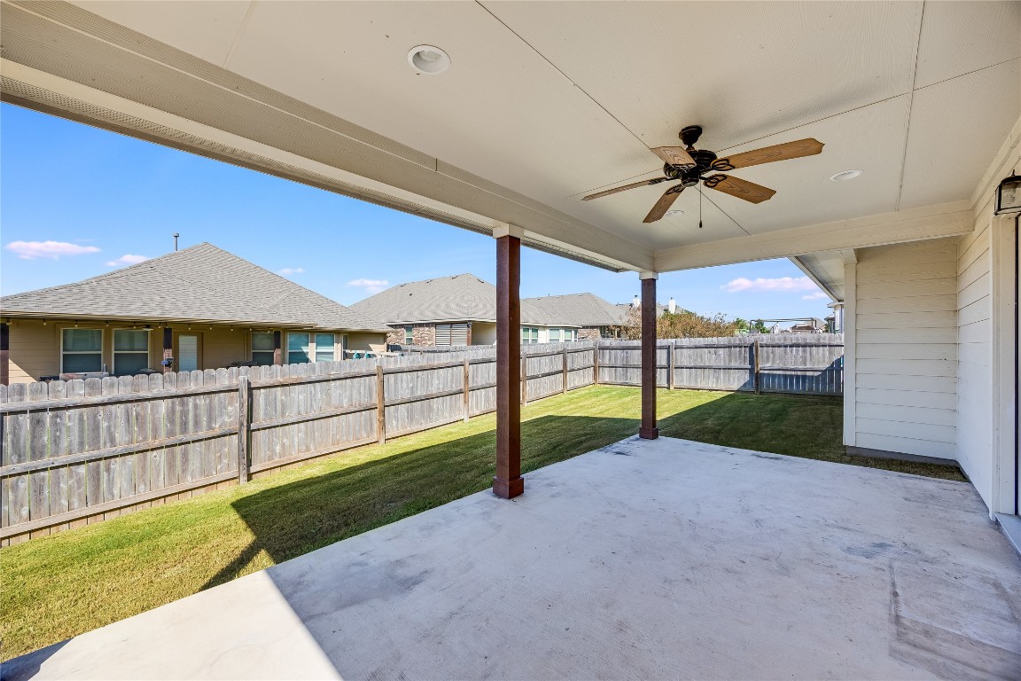 5836 Novaro Place Round Rock, TX 78665 - Photo 30 of 36 Oversized covered patio