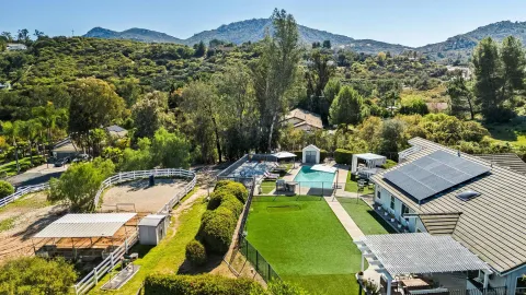 a view of lake and mountain