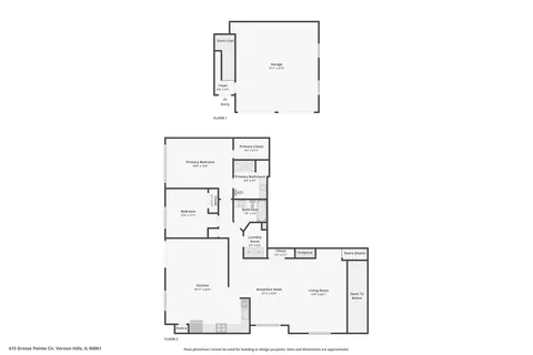 $334,900 | 615 Grosse Pointe Circle, Unit 127, Vernon Hills, IL 60061