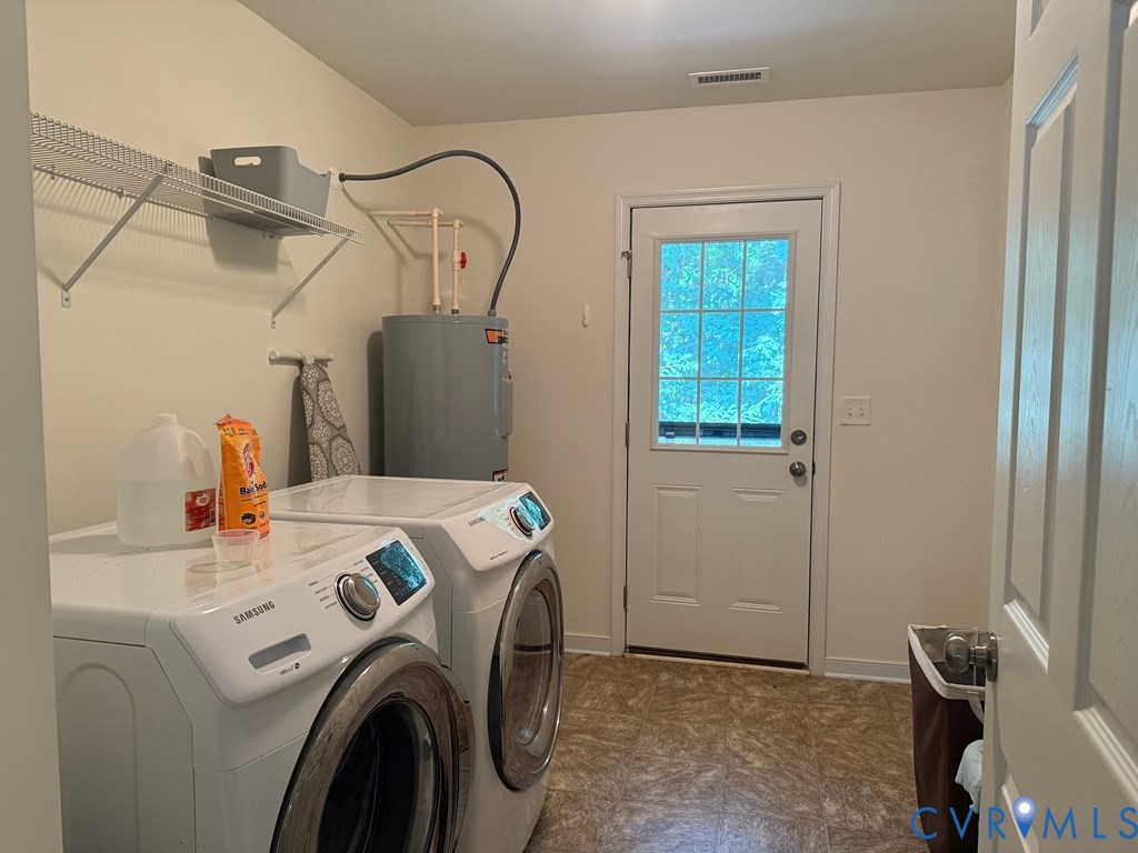 2095 Five Forks Road Pamplin, VA 23958 - Photo 16 of 23 a utility room with dryer and washer