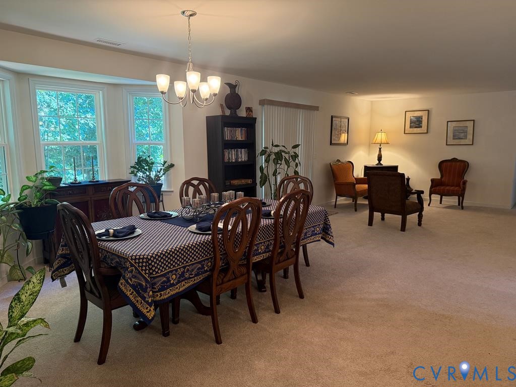 2095 Five Forks Road Pamplin, VA 23958 - Photo 5 of 23 a view of a dining room with furniture and window