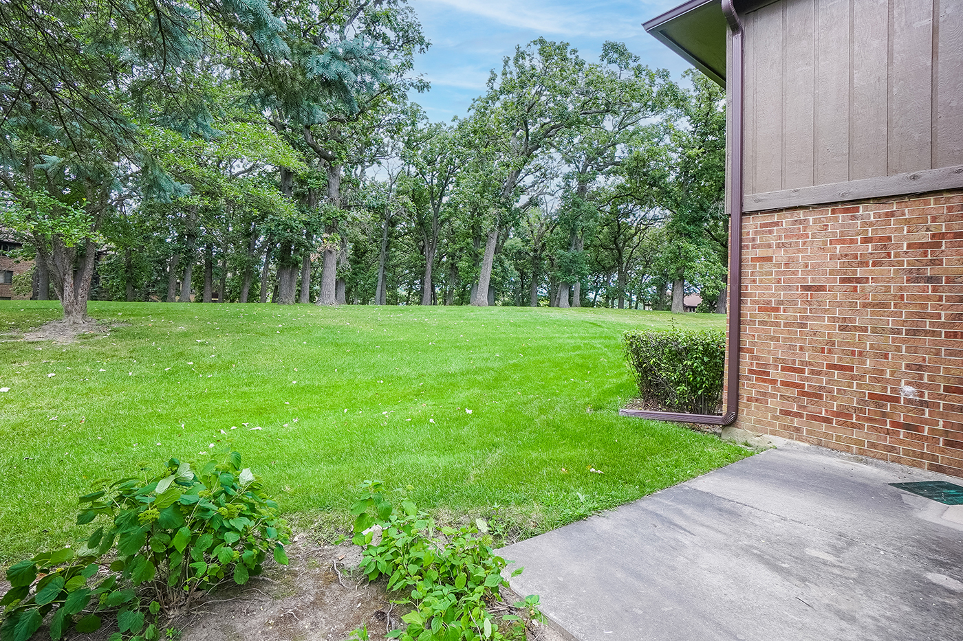 13222 South Oak Ridge Trail, Unit 1A Palos Heights, IL 60463 - Photo 20 of 21 a view of a backyard with a garden