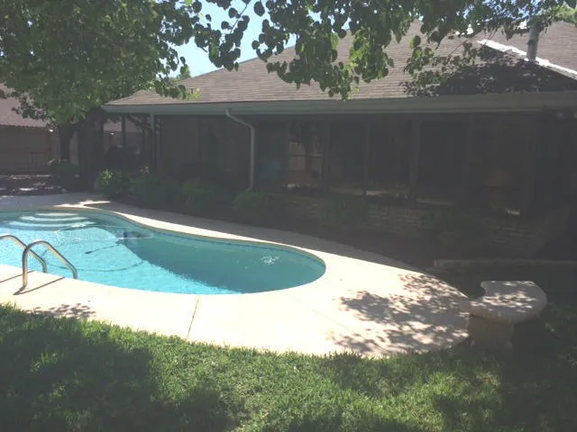 a view of a swimming pool