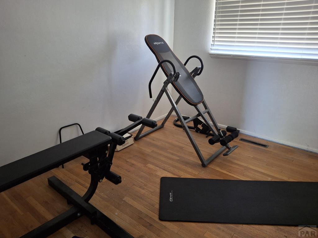 214 3rd Street Fowler, CO 81039 - Photo 11 of 15 a room with gym equipment