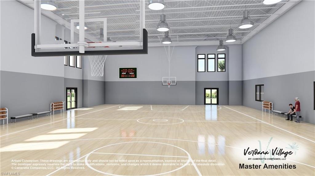 18372 Ridgeline Drive Estero, FL 33928 - Photo 44 of 48 Community amenities - indoor basketball court