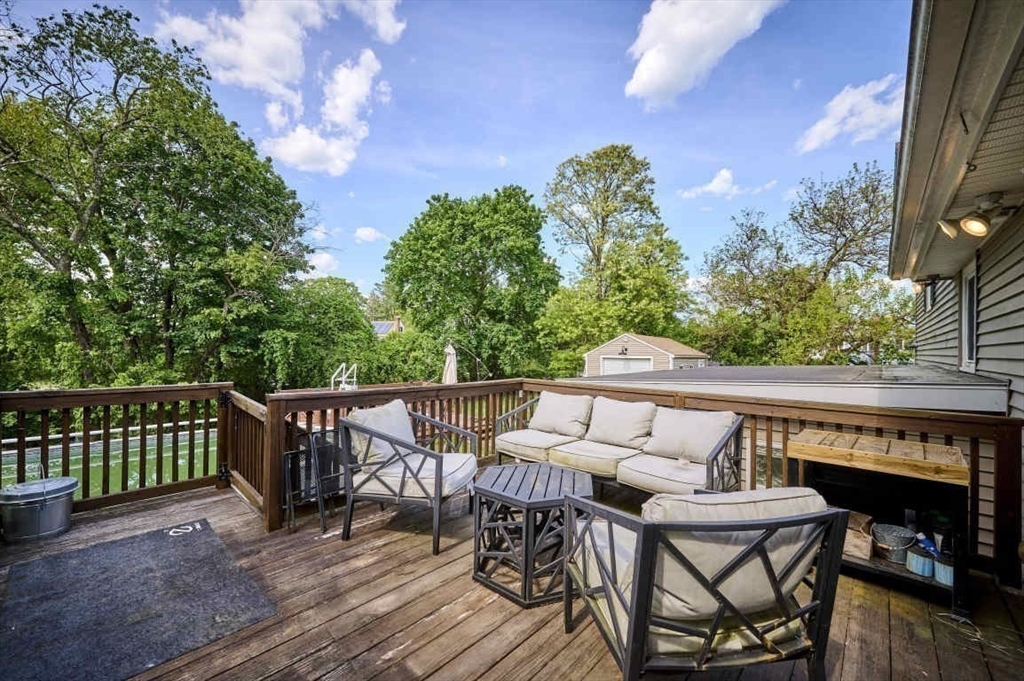 7 Lasallette Road Billerica, MA 01821 - Photo 24 of 35 a view of roof deck with furniture and a table