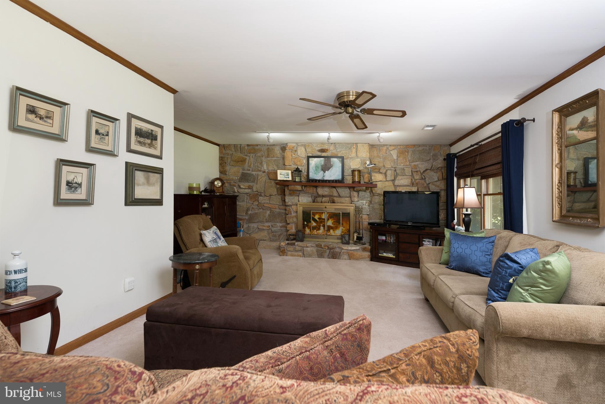 104 River Road Elkton, MD 21921 - Photo 12 of 22 Cozy living room, w/Wood Burning Fireplace