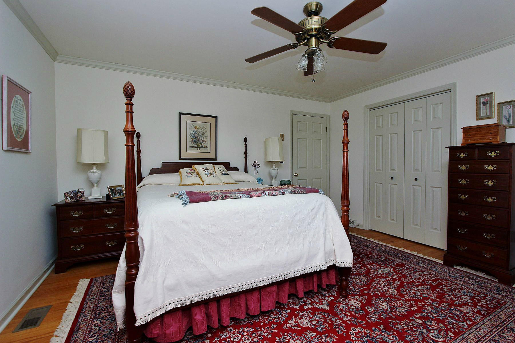 1131 Quarles Road Thaxton, VA 24174 - Photo 34 of 58 a bedroom with a bed and a dresser