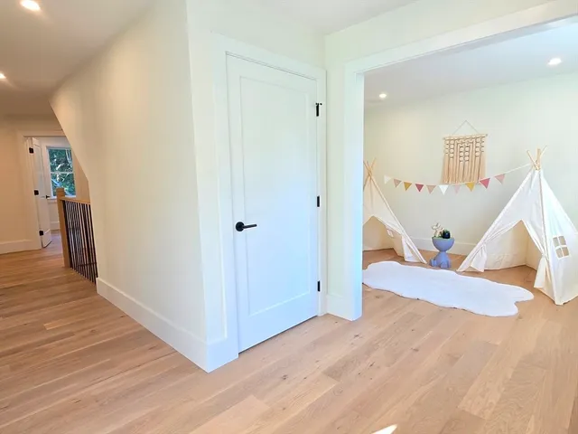 a view of an entryway with staircase