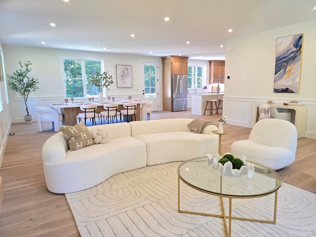 1 Danforth Drive Holliston, MA 01746 - Photo 7 of 42 a living room with furniture kitchen view and a large window