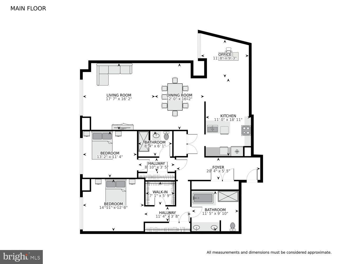 3303 Water Street Northwest, Unit 3L Washington, DC 20007 - Photo 40 of 40 Floor plan