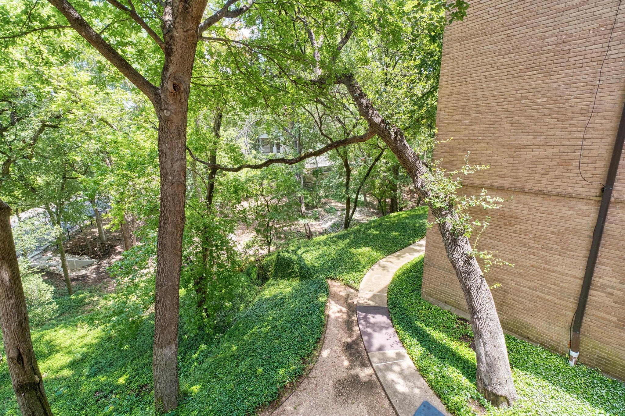 3718 Bridle Path Austin, TX 78703 - Photo 28 of 30 Peaceful setting backs up to the townhouse complex