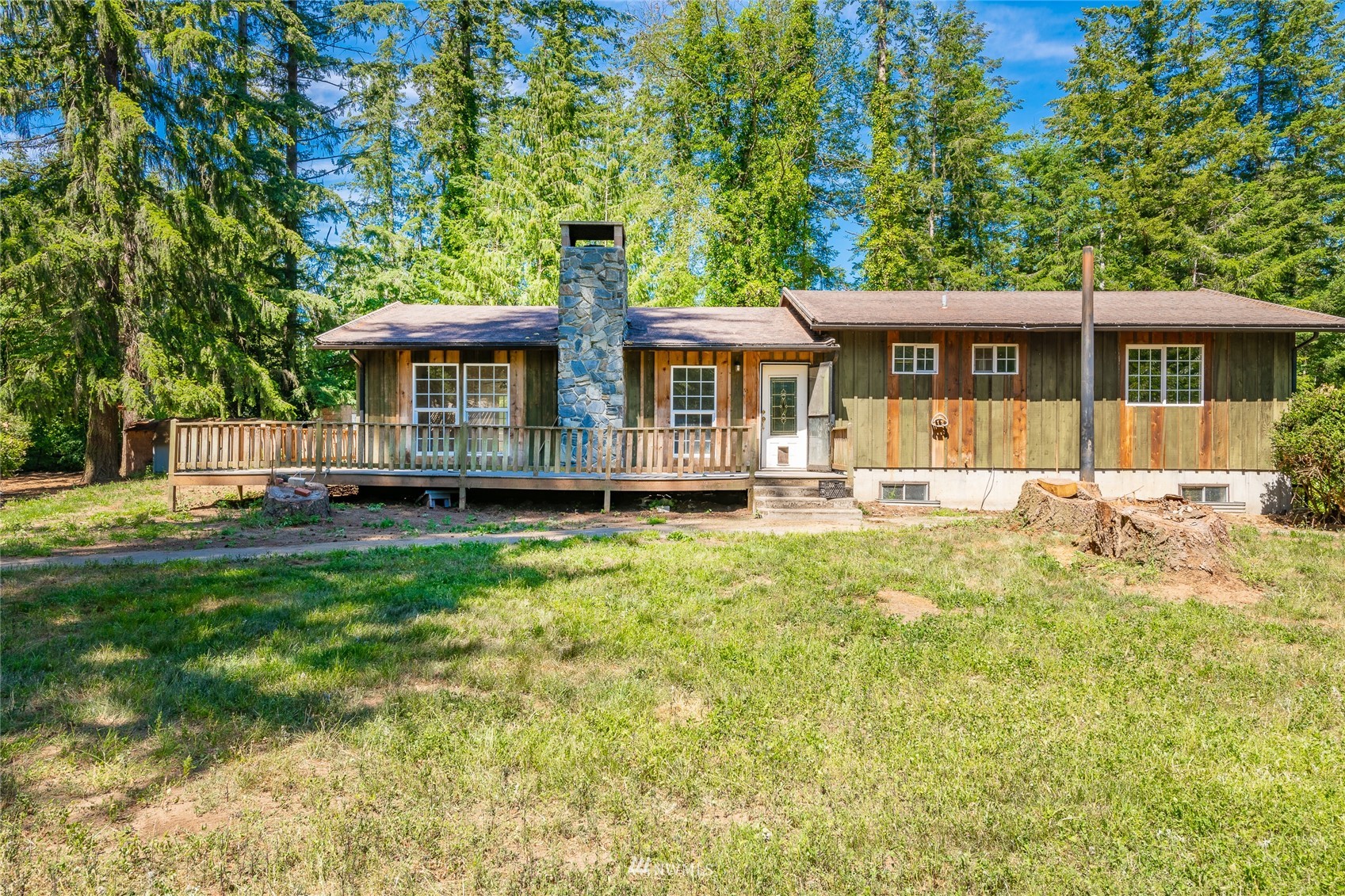8128 Custer School Road Custer, WA 98240 - Photo 7 of 39 a front view of a house with a yard