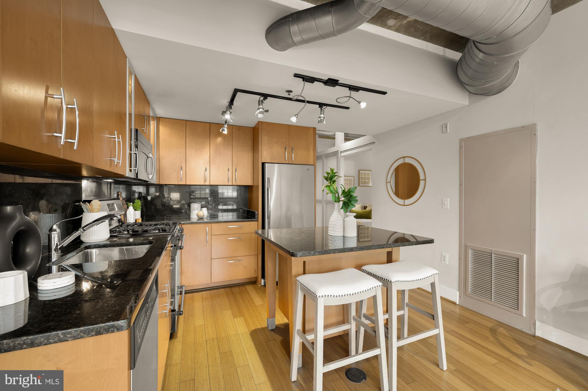 1444 Church Street Northwest, Unit 506 Washington, DC 20005 - Photo 9 of 37 Kitchen abundant Task Lighting