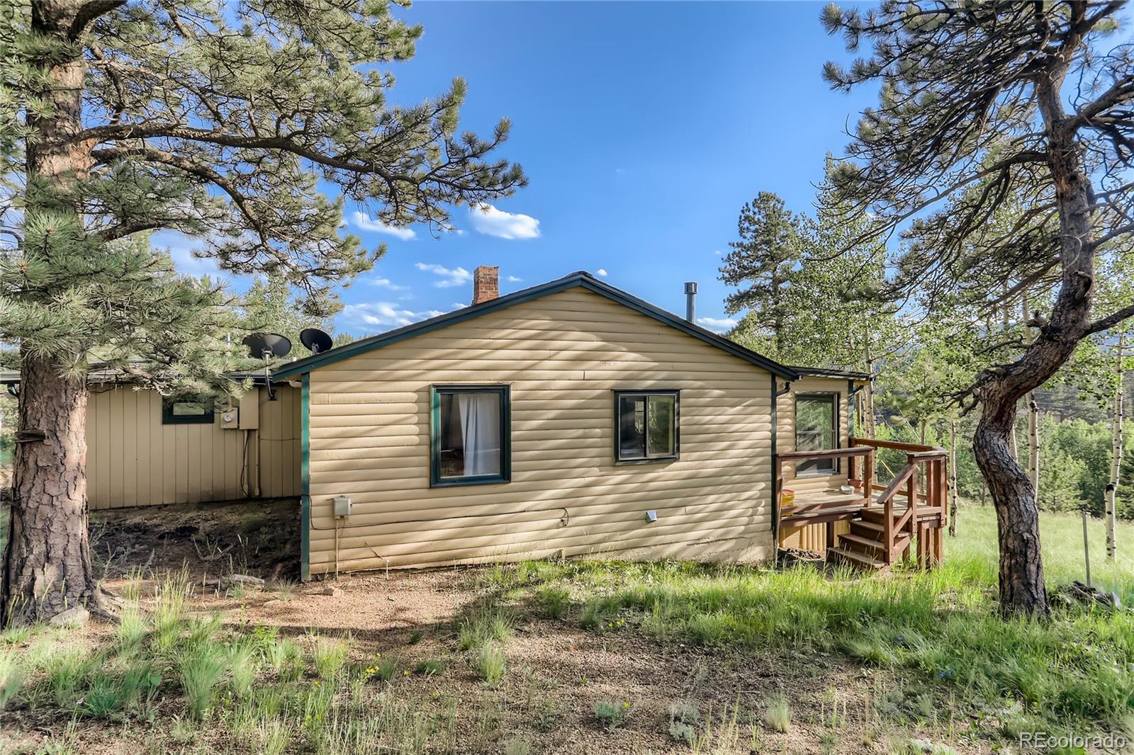 297 Neal Road Bailey, CO 80421 - Photo 10 of 17 a view of a house with a yard