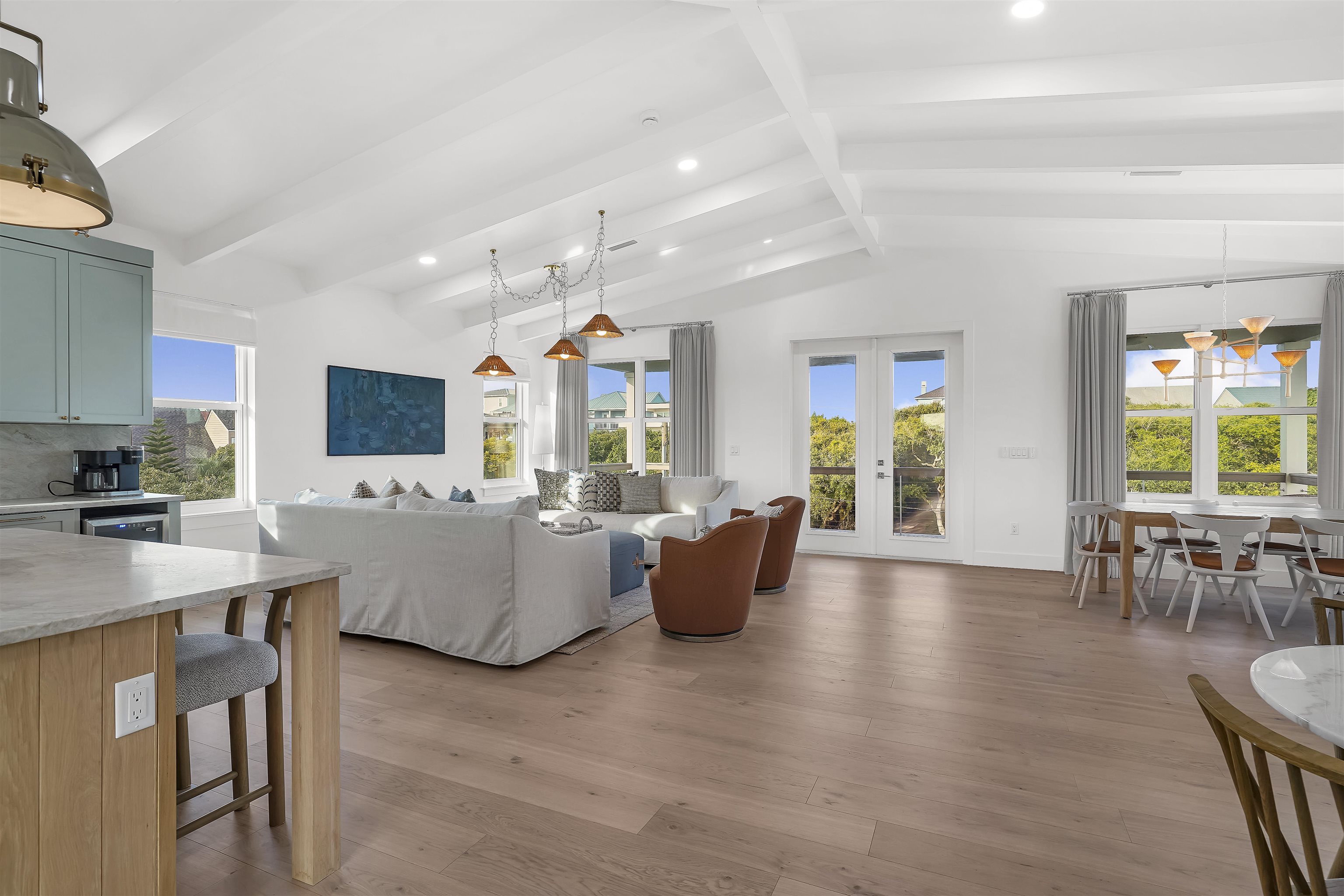 6435 Broward Street St. Augustine, FL 32080 - Photo 28 of 56 a living room with furniture and a large window