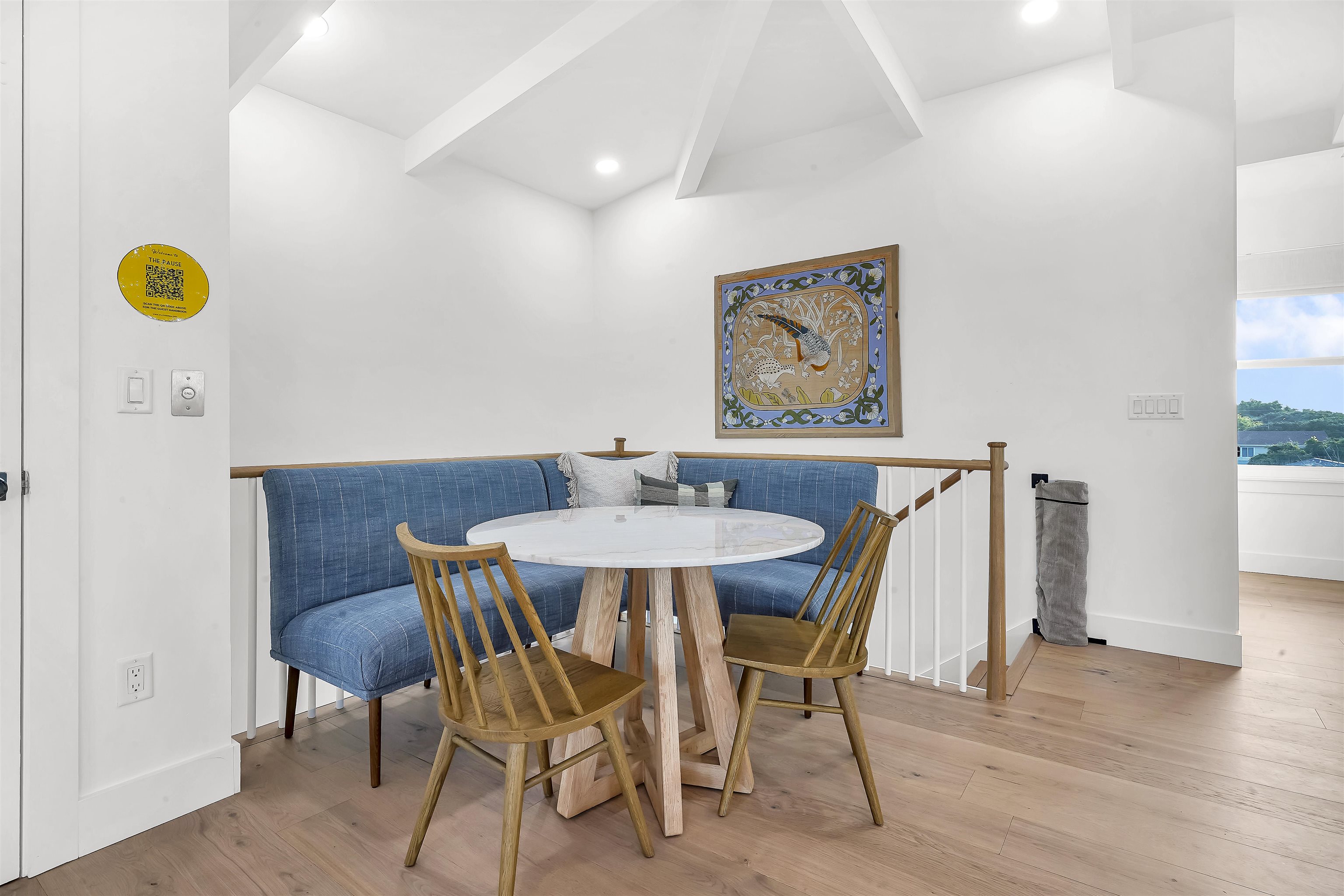 6435 Broward Street St. Augustine, FL 32080 - Photo 30 of 56 a view of a dining room with chairs and wooden floor