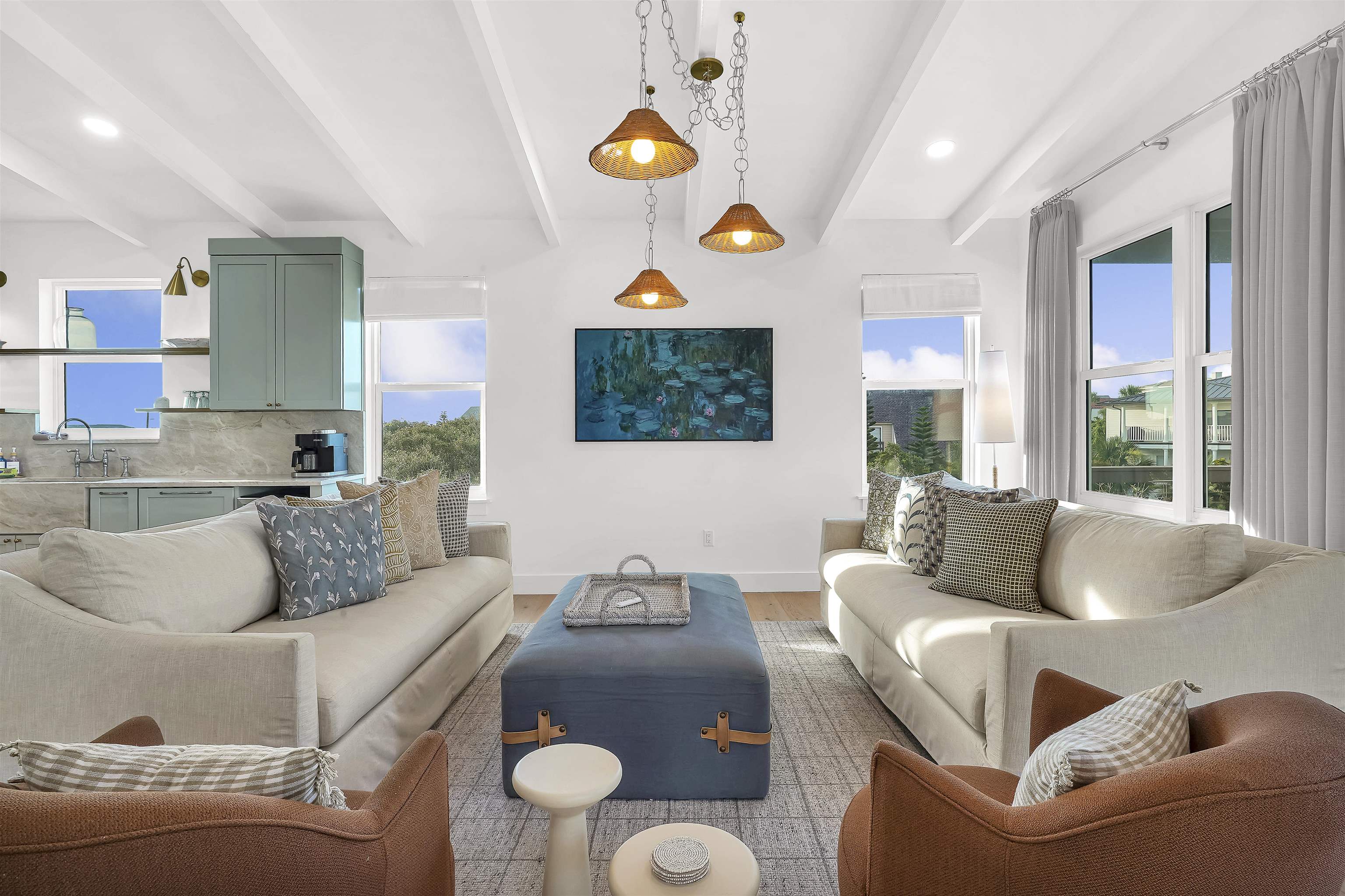 6435 Broward Street St. Augustine, FL 32080 - Photo 3 of 56 a living room with furniture and a large window