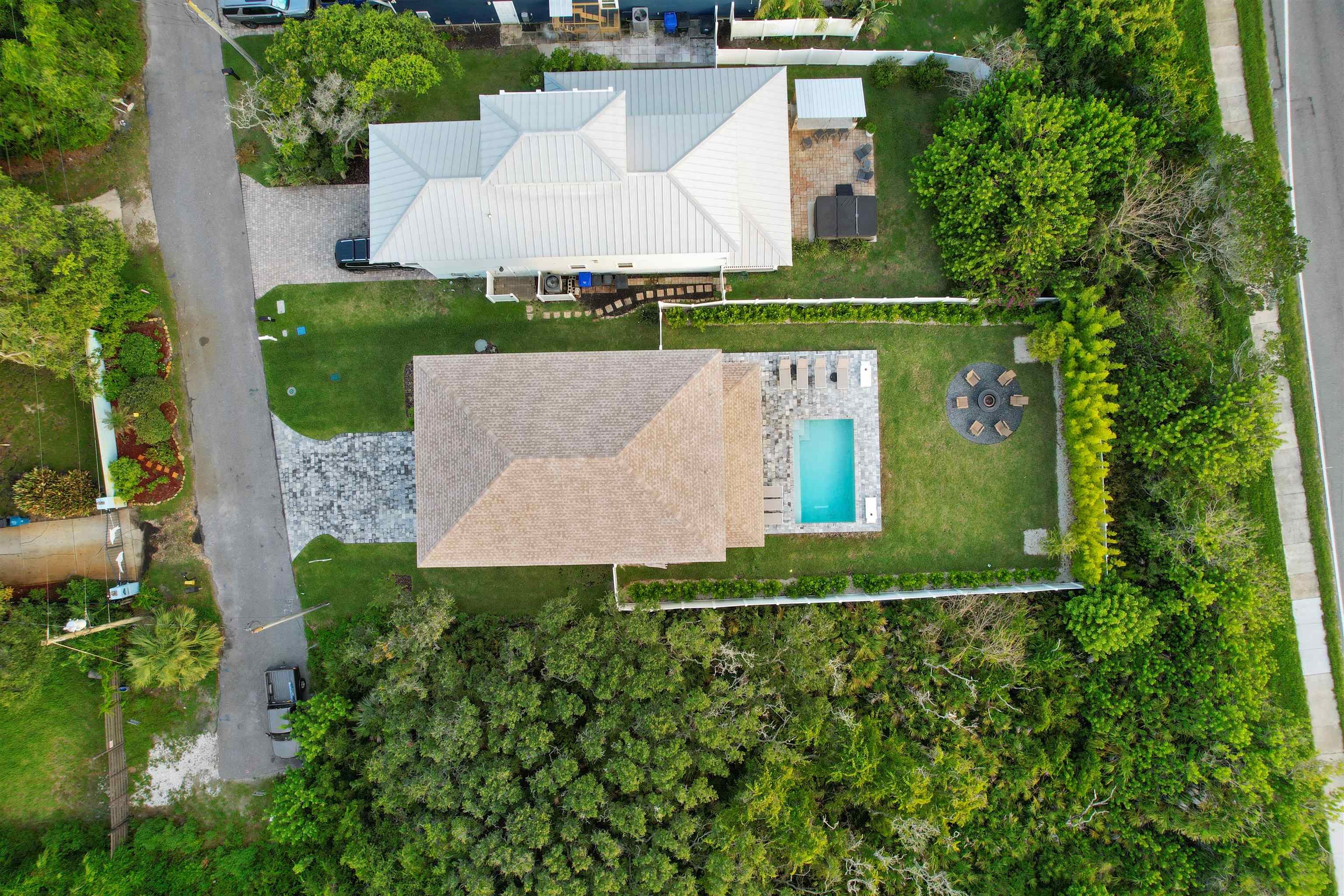 6435 Broward Street St. Augustine, FL 32080 - Photo 52 of 56 an aerial view of a house