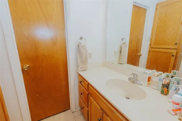 a bathroom with a sink and a tub