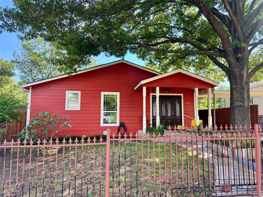 front view of a house with a porch