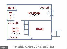 11803 Weller Road Monrovia, MD 21770 - Photo 30 of 30 Lower Level Floor Plan