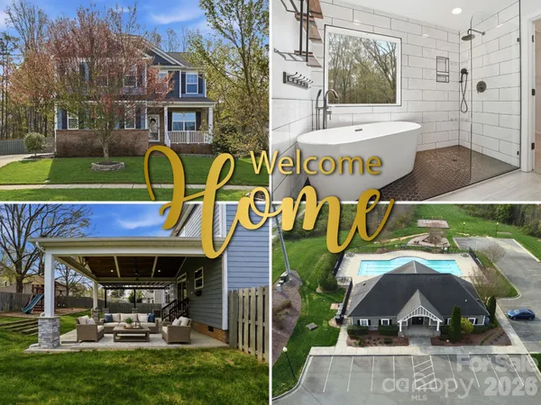 a view of a chairs and table in the patio