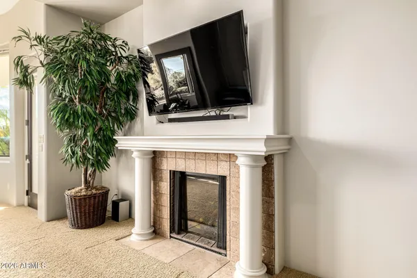 a living room with a couch