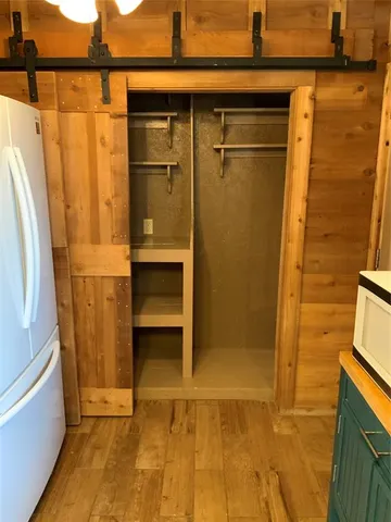 a view of walk in closet