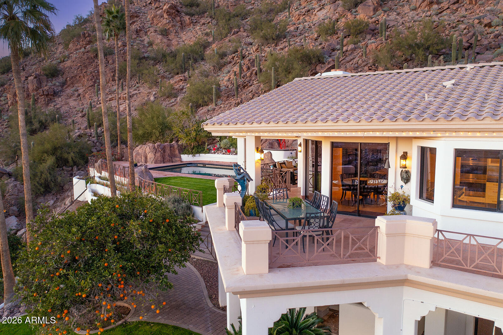 5400 East Valle Vista Road, Unit 4 Phoenix, AZ 85251 - Photo 12 of 72 SEATING JUST OUTSIDE KITCHEN