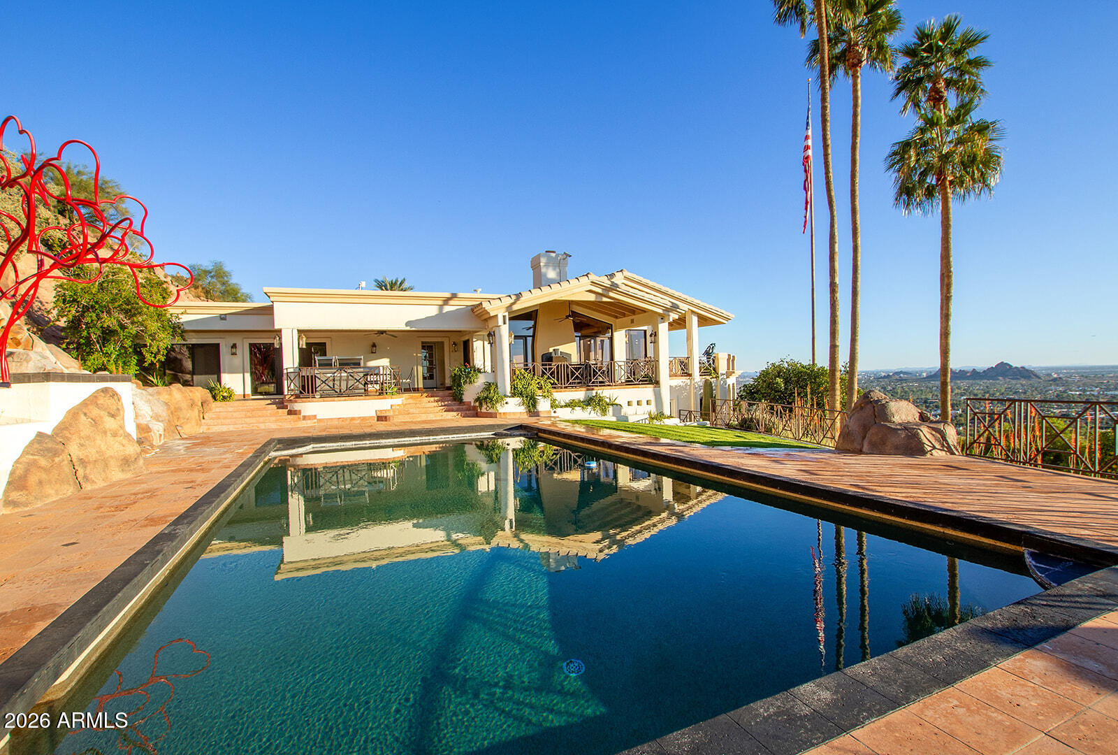 5400 East Valle Vista Road, Unit 4 Phoenix, AZ 85251 - Photo 18 of 72 VERY LARGE POOL