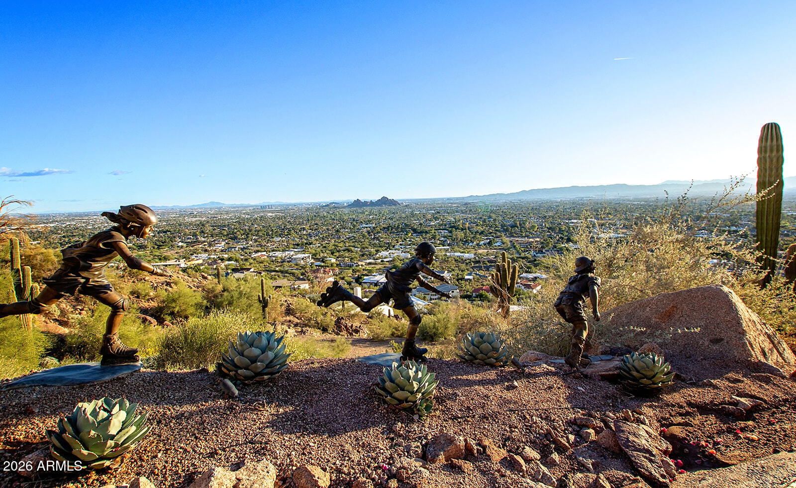 5400 East Valle Vista Road, Unit 4 Phoenix, AZ 85251 - Photo 25 of 72 WHIMSICAL STATUES ON PROPERTY