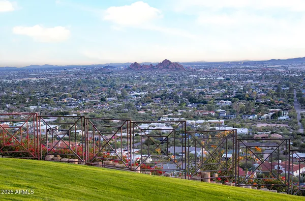 a view of city and ocean
