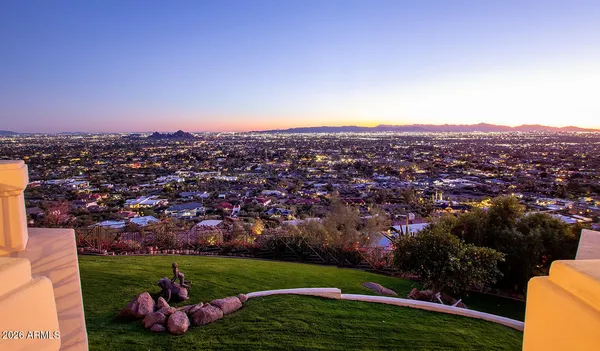 a view of balcony and staircase