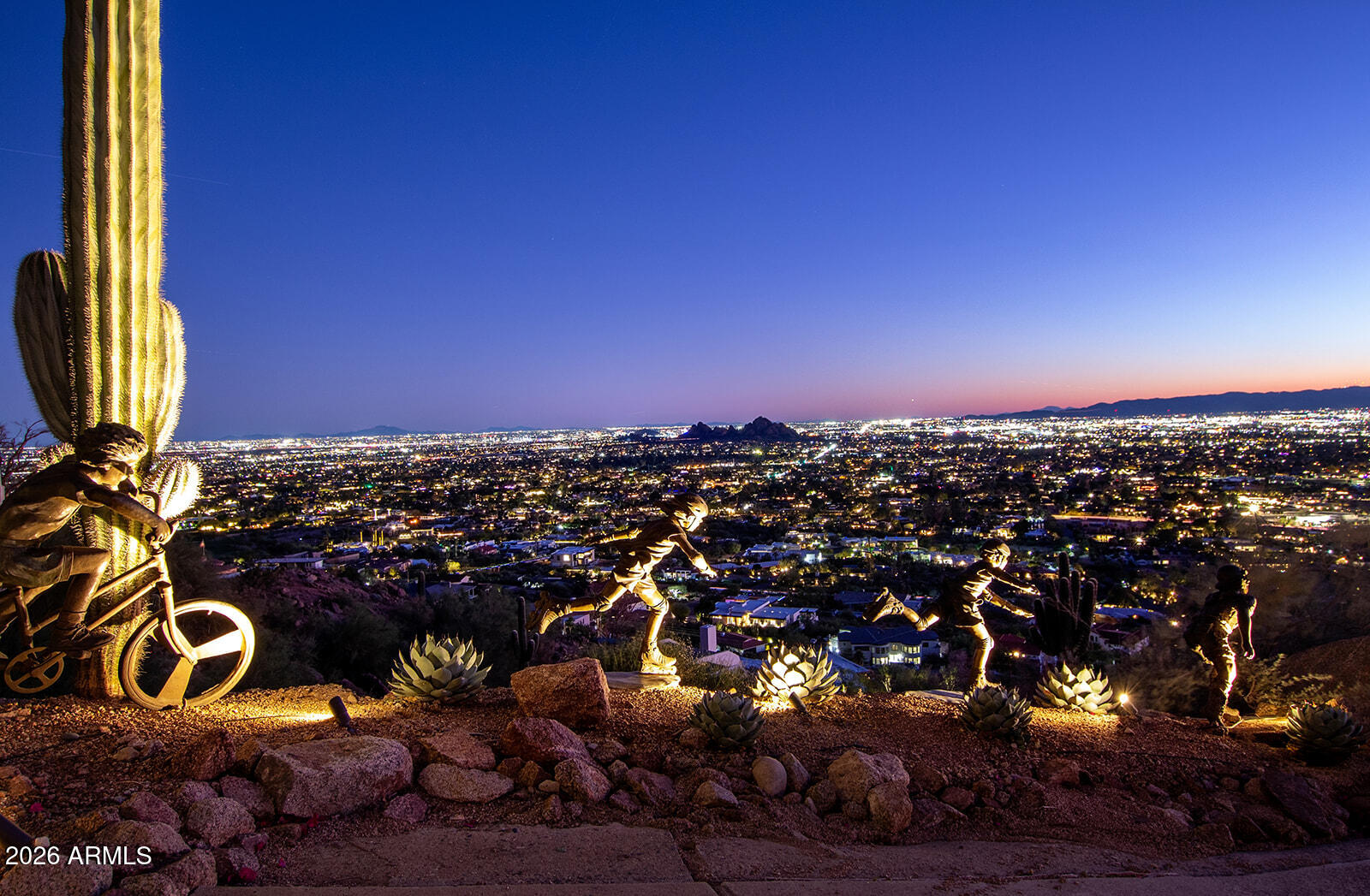 5400 East Valle Vista Road, Unit 4 Phoenix, AZ 85251 - Photo 38 of 72 THE EVENING BRINGS MORE CHARM