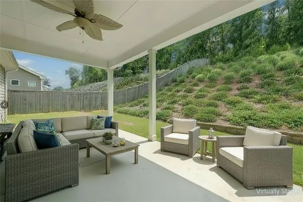 a view of outdoor space and yard