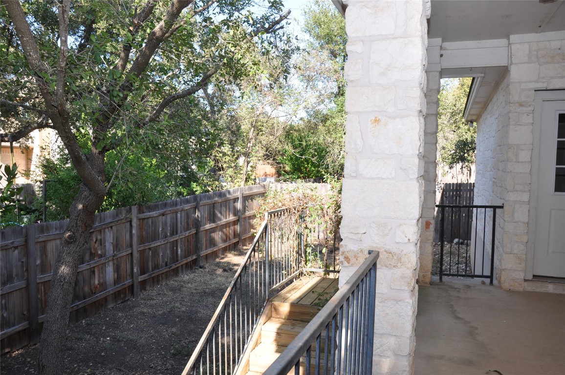 16616 Dalmahoy Drive Austin, TX 78717 - Photo 28 of 31 a balcony with view of the background