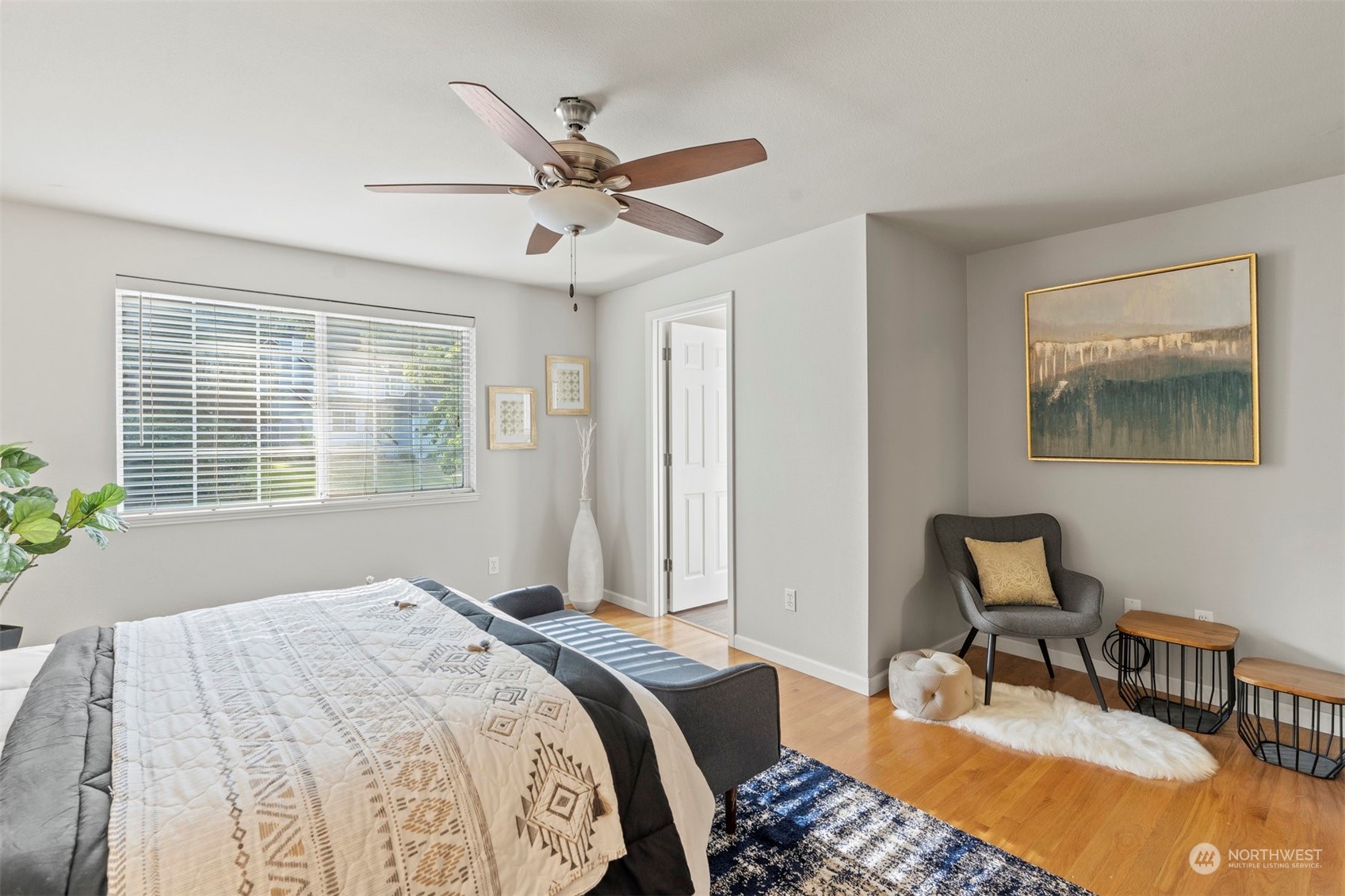 27403 Northeast 30th Way Redmond, WA 98053 - Photo 15 of 34 a bedroom with a bed and a window